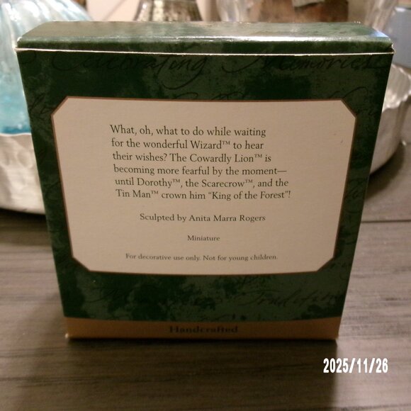 NEW Hallmark King of the Forest The Wizard of Oz Set of 4 Miniature Ornaments - Picture 4 of 7